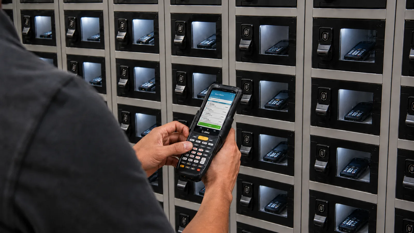 eLocker warehouse asset lockers